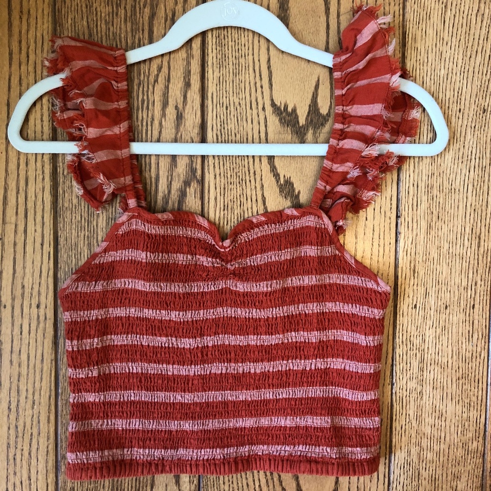 Free People Flutter Sleeve Tank Top